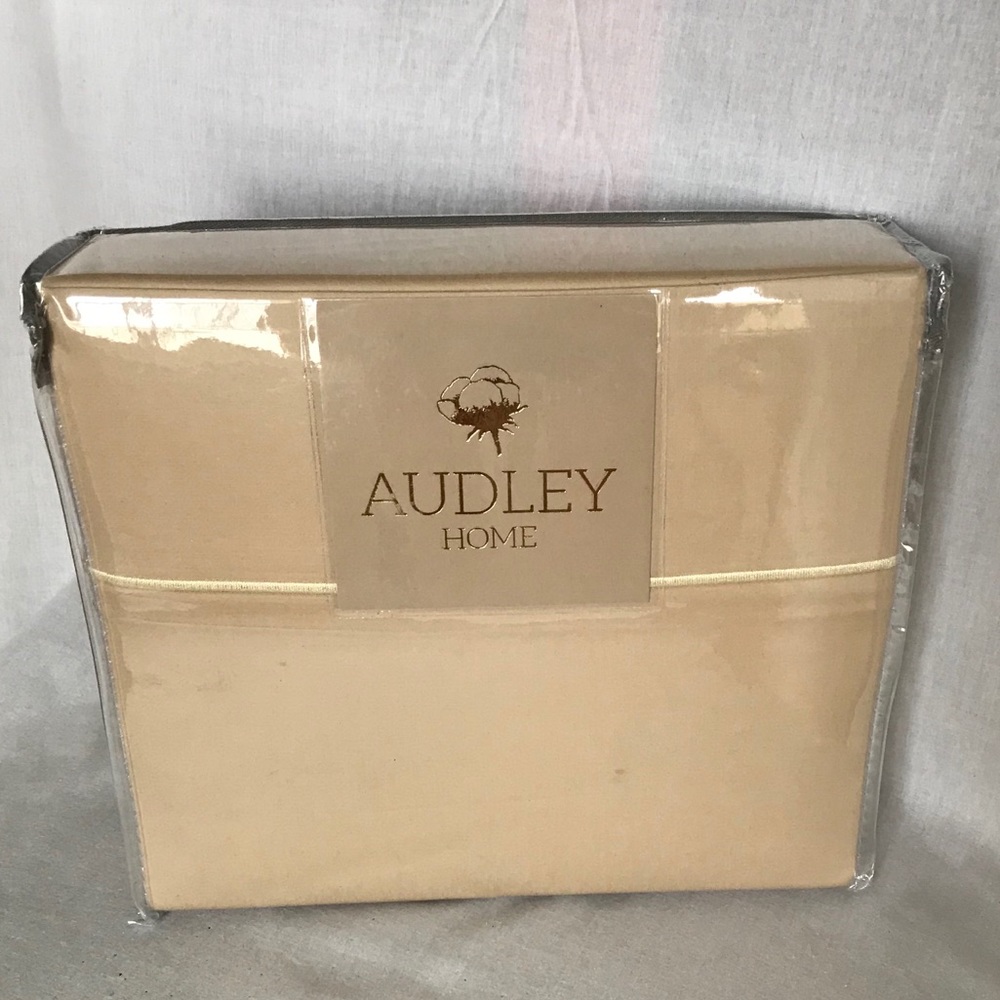 NWT Audley Home Twin XL Sheet Set Egyptian Cotton
